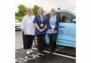 East Cheshire Hospice at Home team, from left, Gill Tomlinson, Tess Cleaver and Joanne Helm