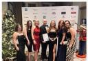 Hillsgreen staff celebrate hat trick win at North Cheshire Business Awards