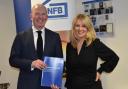 Richard Beresford, chief executive officer of the National Federation of Builders, welcomes Tatton MP Esther McVey