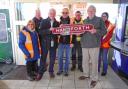 A Handforth station sign  has been returned to its original home after 40 years