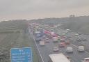 The traffic on the M6 this afternoon