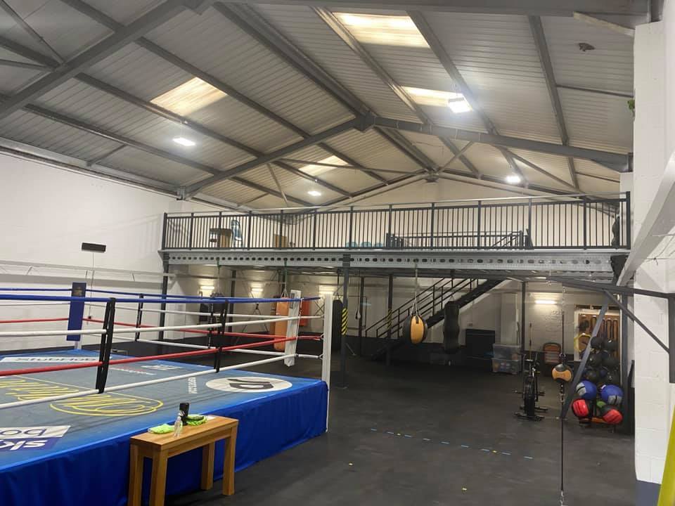 Holmes Chapel Boxing Clubs new gym at Station Yard