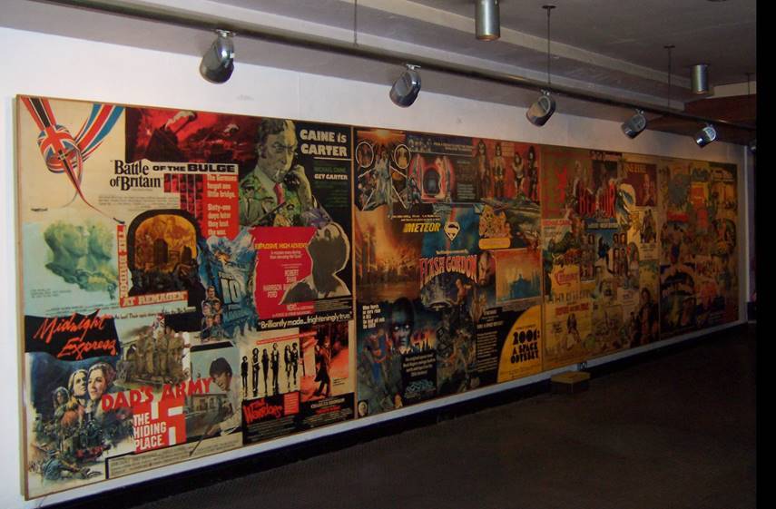 The old Regal Cinema foyer murals will be on display at The Plaza