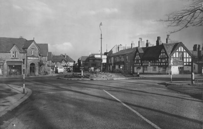 The search is on to find residents who grew up in Knutsford during the Second World War. This picture shows Canute Place in 1946
