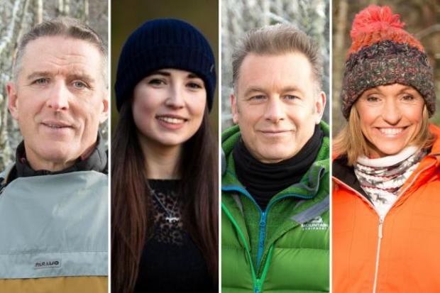 Knutsford Guardian: Pictured, the presenter line-up for Winterwatch 2022. Photos: BBC.