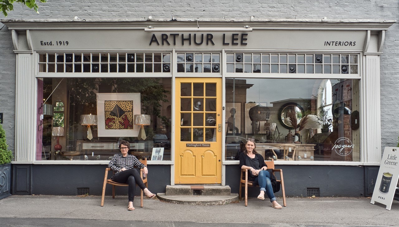 Vicky Wragg and Helen Dufton at Arthur Lee Interiors