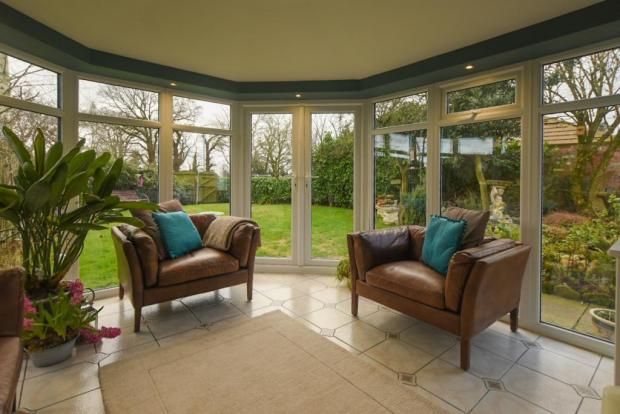 Knutsford Guardian: The conservatory (Edward Mellor Ltd/Rightmove)