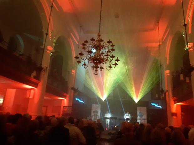 Knutsford Guardian: A spectacular music and laser show was performed in St John's Parish Church