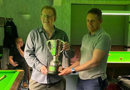 Knutsford Guardian: Bruce Tulley is presented with the TC Jay Trophy