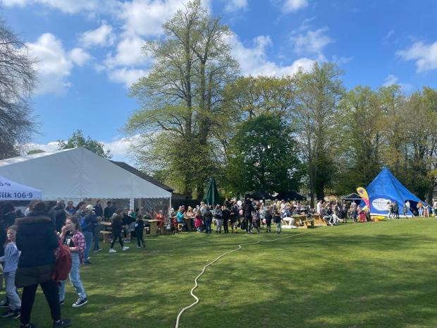 Knutsford Guardian: More than 400 attended the fun day at Toft Cricket Club