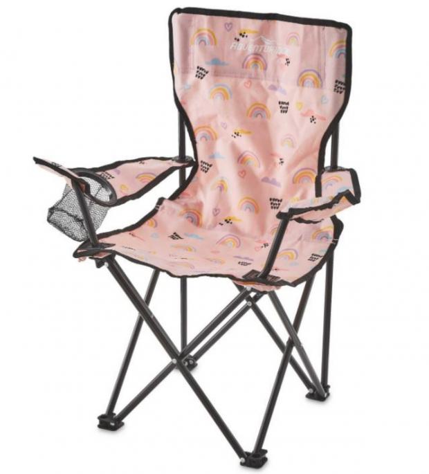 Knutsford Guardian: Children’s Rainbow Camping Chair (Aldi)
