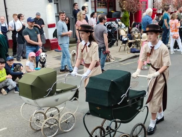 Knutsford Guardian: Nannies with prams were among the historical costumes brought back to life