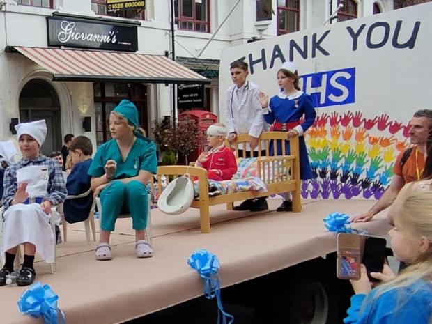 Knutsford Guardian: Thanking the NHS was the theme of one of the floats
