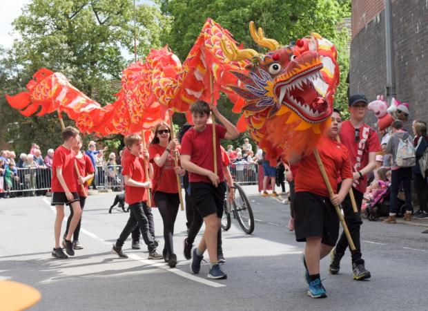 Knutsford Guardian: A Chinese dragon Picture: Andy Easthope