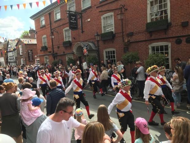 Knutsford Guardian: Dancing and music filled the streets