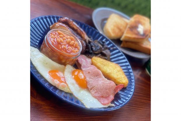 The full English breakfast at Toast is a popular choice with customers