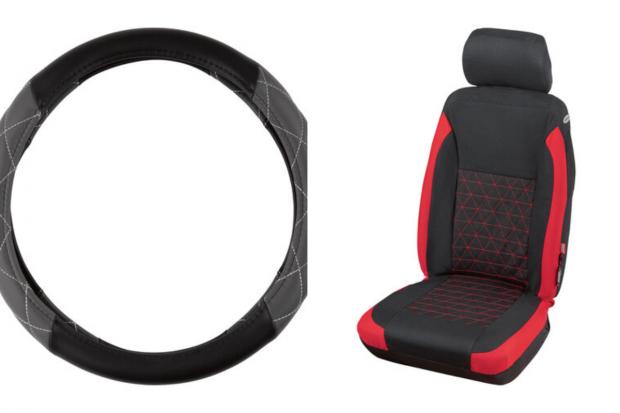 Knutsford Guardian: Steering Wheel Cover and Car Seat Cover (Lidl/Canva)