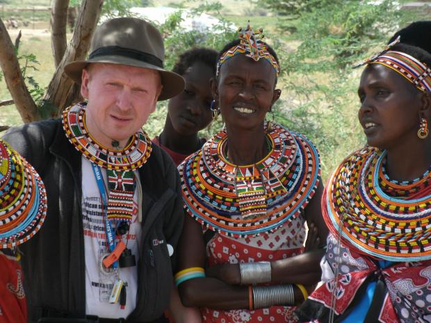 Knutsford Guardian: Andrew in Kenya with the Samburu tribe