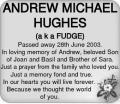Knutsford Guardian: ANDREW MICHAEL HUGHES FUDGE