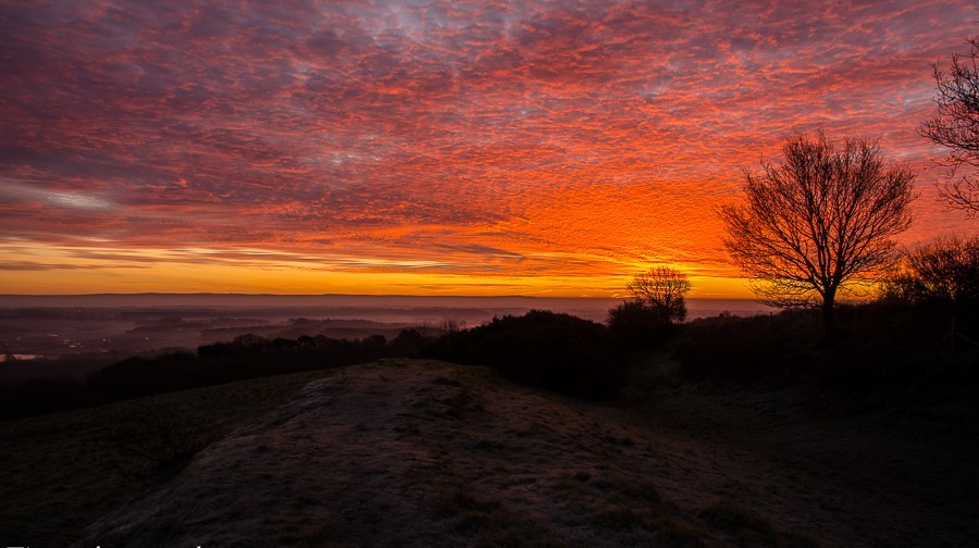 Eddisbury Hill sunrise