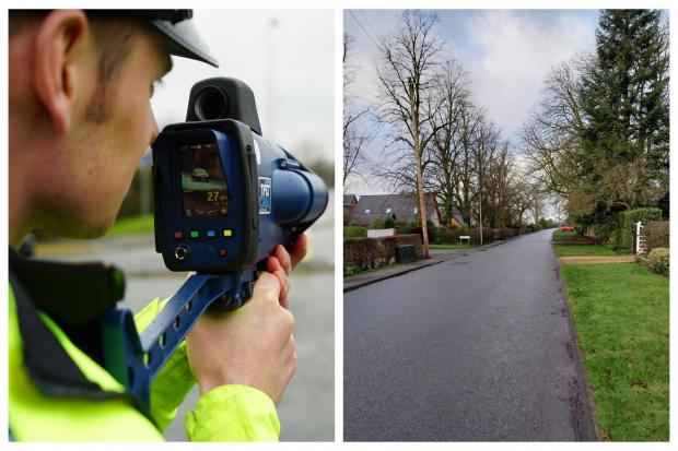 Police caught more than 40 drivers speeding on Chester Road and Tabley Road in Northwich