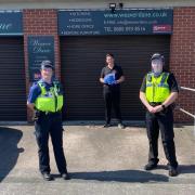 Special constabulary volunteers have been visiting businesses such as Weaver Dane in Northwich
