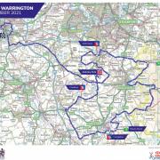 Tour of Britain 2021 Stage 5 route through Cheshire and finishing in Warrington