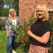Clare Downling and Julie France launch open gardens day in Goostrey Pictures: John Williams