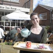 Harriet Henry of The Tea Room, one of many independent businesses in Knutsford encouraging people to support local traders