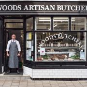 Steve Connor of Woods butchers, one of the 144 independent shopkeepers featured in a new book