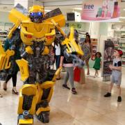 Transformer Bumblebee will be posing for pictures with children during this half-term holiday