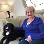 Cranford Grange resident Maureen Paton, known as Mo, loves spending time with Loki
