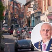 New mayor of Knutsford Cllr Mike Houghton has vowed to tackle 'the appalling condition' of roads and pavements in the town
