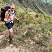 Patrick Davies is trekking 750 miles across the French Pyrenees to help fund a cure for dementia