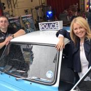Tatton MP Esther McVey joined visitors to see a selection of vintage vehicles at Wilmslow Fire Station Open Day Pictures: Cheshire Fire and Rescue Service