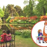 Children can explore a fun and interactive The Tiger Who Came to Tea adventure trail at Tatton Park