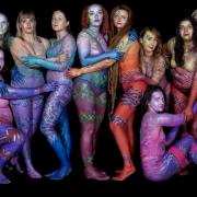 Courageous women turn their bodies into canvases to raise awareness of endometriosis