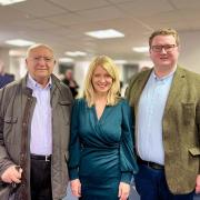 Esther with Kim Jaberi, Tatton Conservative Association chairman, and Lee Evans, deputy chair of Cheshire and Wirral Conservatives (who chaired the selection meeting)