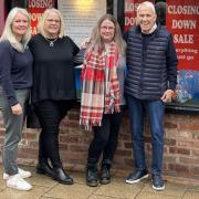 From left, Techno Type's team Kate Kindred, Karen Taylor, Becky Stuart and Terry Jones bid farewell after 40 years