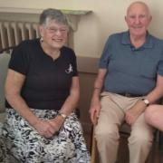 Lifelong NSPCC fundraiser Maureen Wolly and husband  Geoff