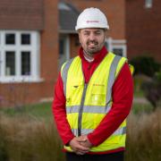 Jake Green, a Redrow building site manager in Knutsford scoops top industry award