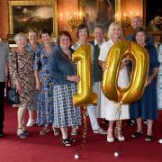 Knutsford Hosts celebrate 10th anniversary in the splendid state rooms at Tabley House