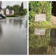 Incensed residents named their street 'Dunbar Lake' after rain caused weeks of flooding