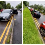 Police fine drivers parking illegally on Rookswood Way and Cranford Drive in Knutsford