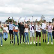 Students at King's School celebrate outstanding A-level results