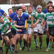 Rugby match between Knutsford and Trentham