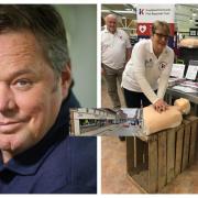 Comedian and actor Ted Robbins is hosting a recruitment event to encourage people to volunteer for a lifesaving charity