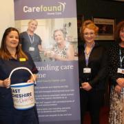 From left, Rebecca Ward from Macclefield General Hospityal, Sarah Vickers from Carefound Home Care and Rachel Wallace from East Cheshire NHS Charity