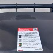 Stickers with details of Christmas bin collections are being placed on Cheshire East residents' bins