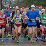 Tatton Yule Yomp 10K runners are on their way